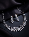 Victorian Style AD Stone Necklace 455